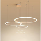 Artistic Circles LED Modern Chandeliers Hanging Ceiling Lights Pendant Light