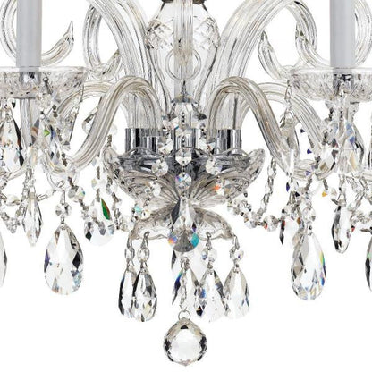 Crystal Crystal 5 Light Chandelier in Classic Style, 22"Wx21"HBy Crystorama Lighting