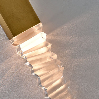 Allegri 040421-FR001 Roman 40" Tall Wall Sconce - True BrassBy Allegri Crystal by Kalco Lighting