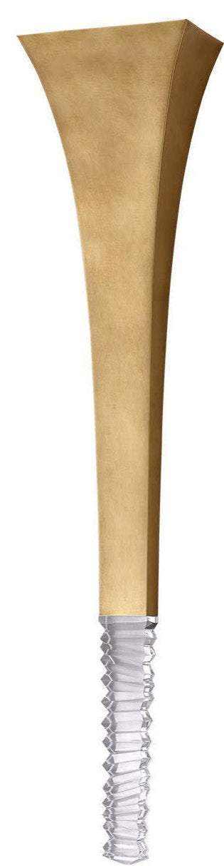 Allegri 040421-FR001 Roman 40" Tall Wall Sconce - True BrassBy Allegri Crystal by Kalco Lighting