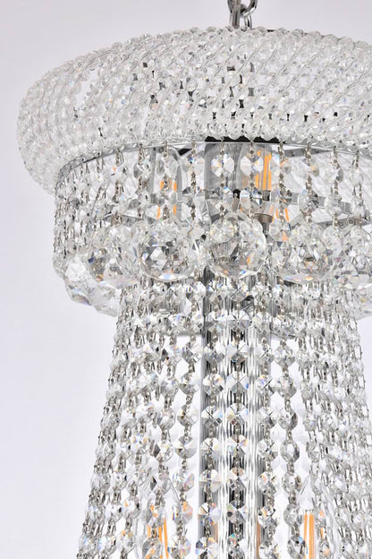 1800 Primo Collection Large Hanging Fixture, Royal CutBy Elegant Furniture & Lighting