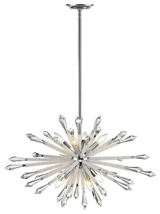 8 Light Chandelier in Contemporary Style - 31.5 Inches Wide by 18.25 InchesBy Bailey Street Home