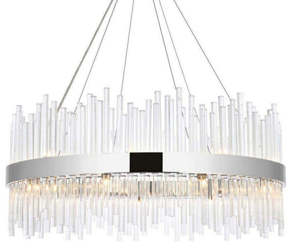 Elegant Lighting Dallas Chandelier, Chrome, 36.00By Elegant Furniture & Lighting