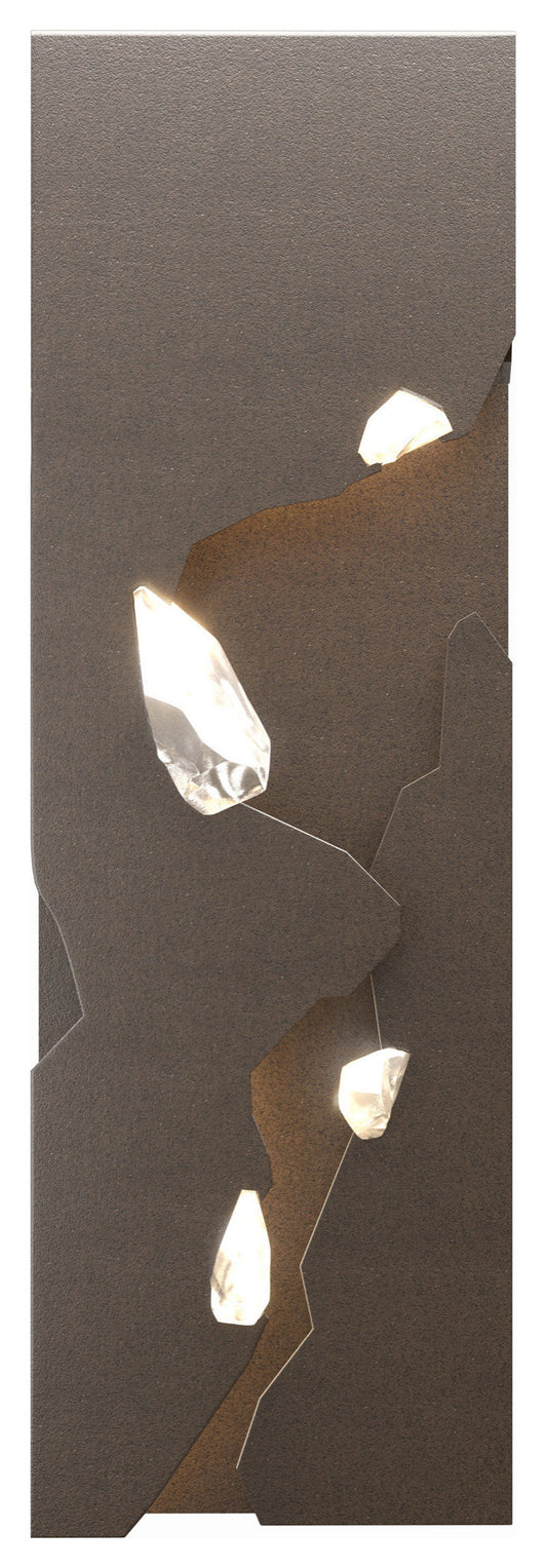 Trove LED Sconce, Oil Rubbed Bronze, Crystal AccentsBy Hubbardton Forge
