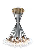 The Bougie Chandelier, 19-Light, Brass, Aged Gold Brass, 29.5"W (C63019AGCL 305UQ8A)