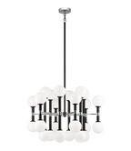 Stellar Chandelier, 24-Light, Black, 30"W (C75324BKOP 305UT85)