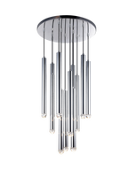 Particles Pendant, 12-Light, Brass, 38"W (C58212AGOP 305UR6K)