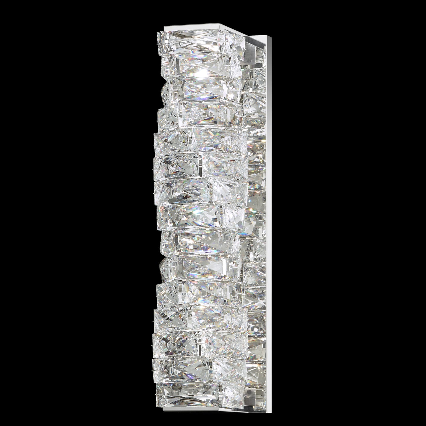 Schonbek Stw120N-Ss1S 2 Light Crystal Sconce, Stainless SteelBy Schonbek