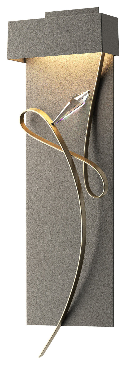 Rhapsody LED Sconce, Natural Iron With Soft Gold AccentBy Synchronicity
