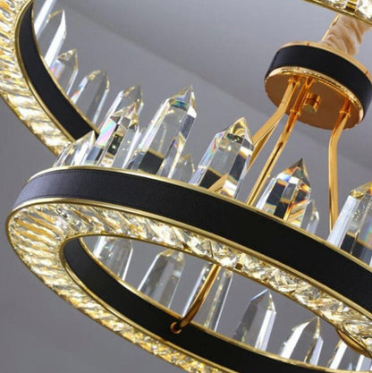 Villa 2-Tier Contemporary Chandelier, 39"By Morsale.com