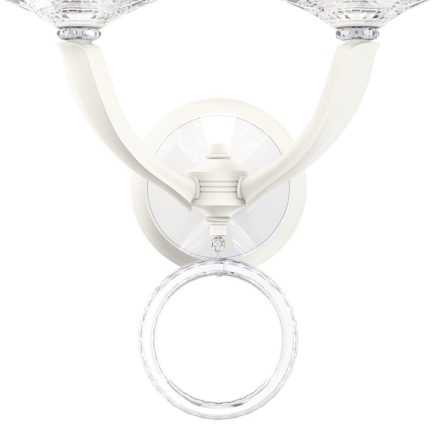 Schonbek Ma1002N-06O 2 Light Crystal Sconce, WhiteBy Schonbek