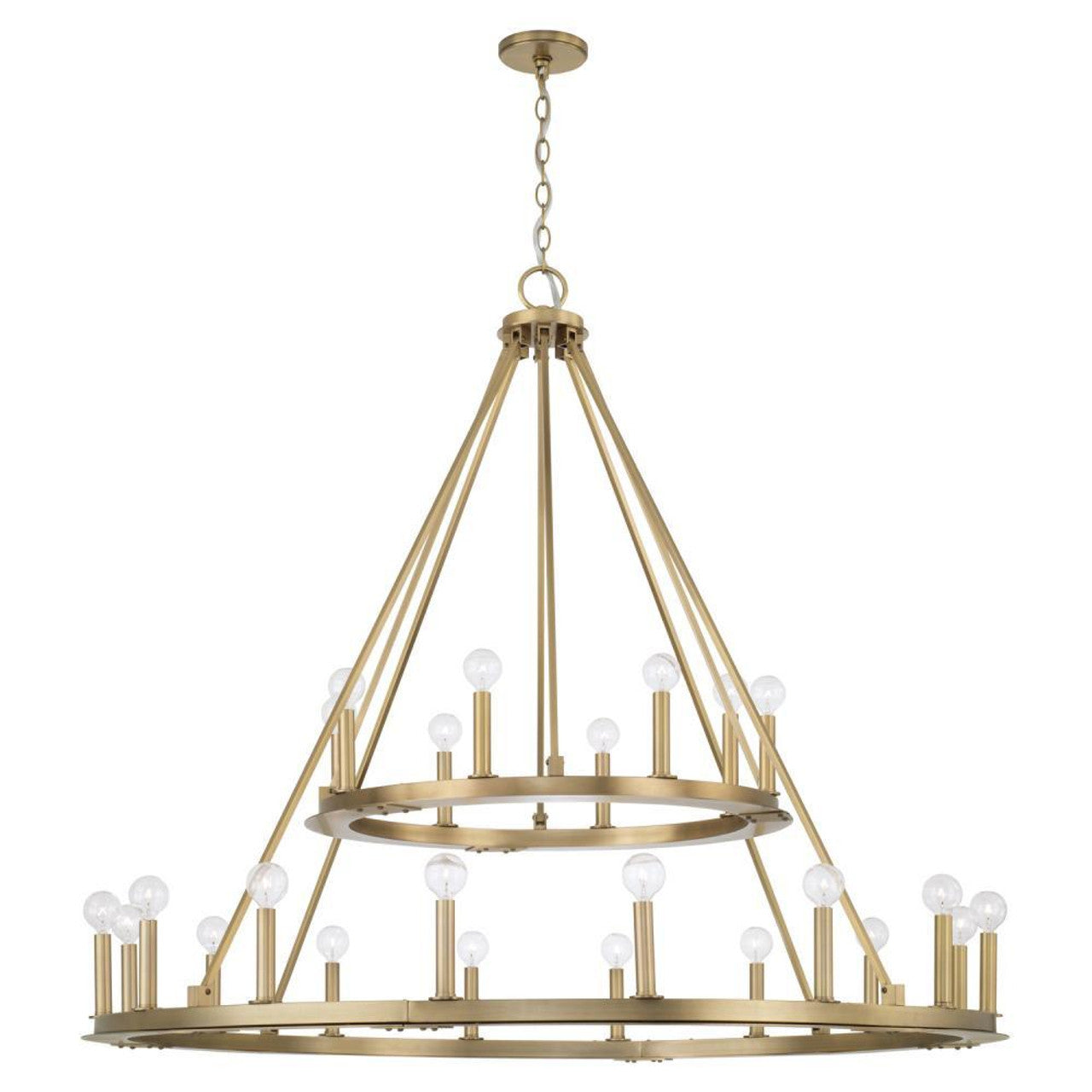 Matrix 30 Light Chandelier - Havana Gold