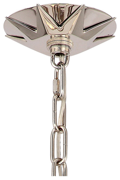 Carson 6 Light Chandelier, Polished NickelBy Crystorama Lighting