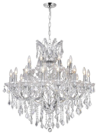 CWI Lighting Maria Theresa 25 Light Up Traditional Metal Chandelier in ChromeBy CWI Lighting