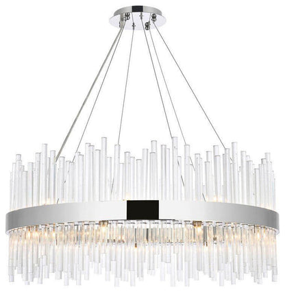 Elegant Lighting Dallas Chandelier, Chrome, 36.00By Elegant Furniture & Lighting