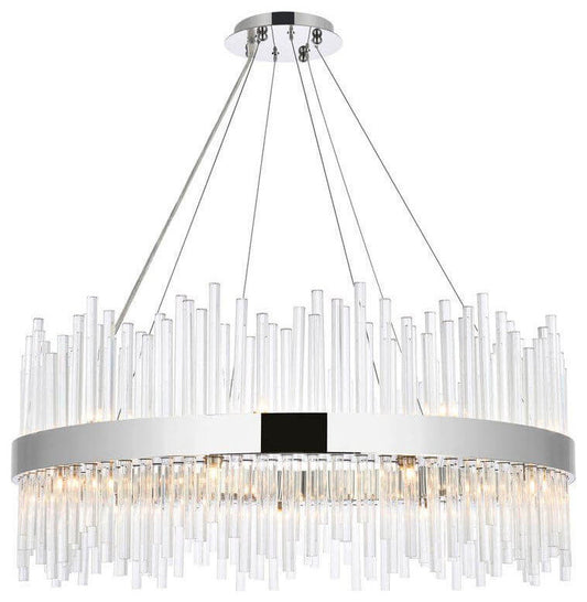Elegant Lighting Dallas Chandelier, Chrome, 36.00By Elegant Furniture & Lighting