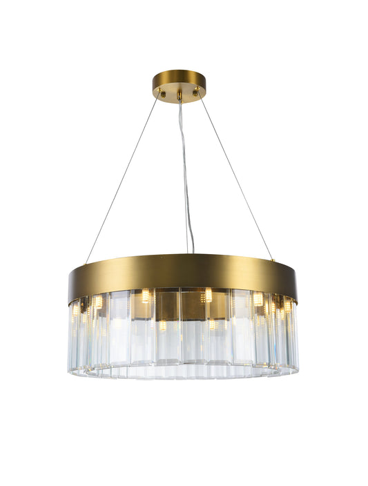 BETHEL INTERNATIONAL MU67 9-Light Chandelier,GoldBy Bethel Intl.