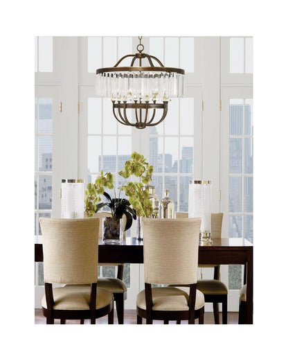 Ashton Chandelier, Hand-Painted Palatial BronzeBy Livex Lighting Inc.