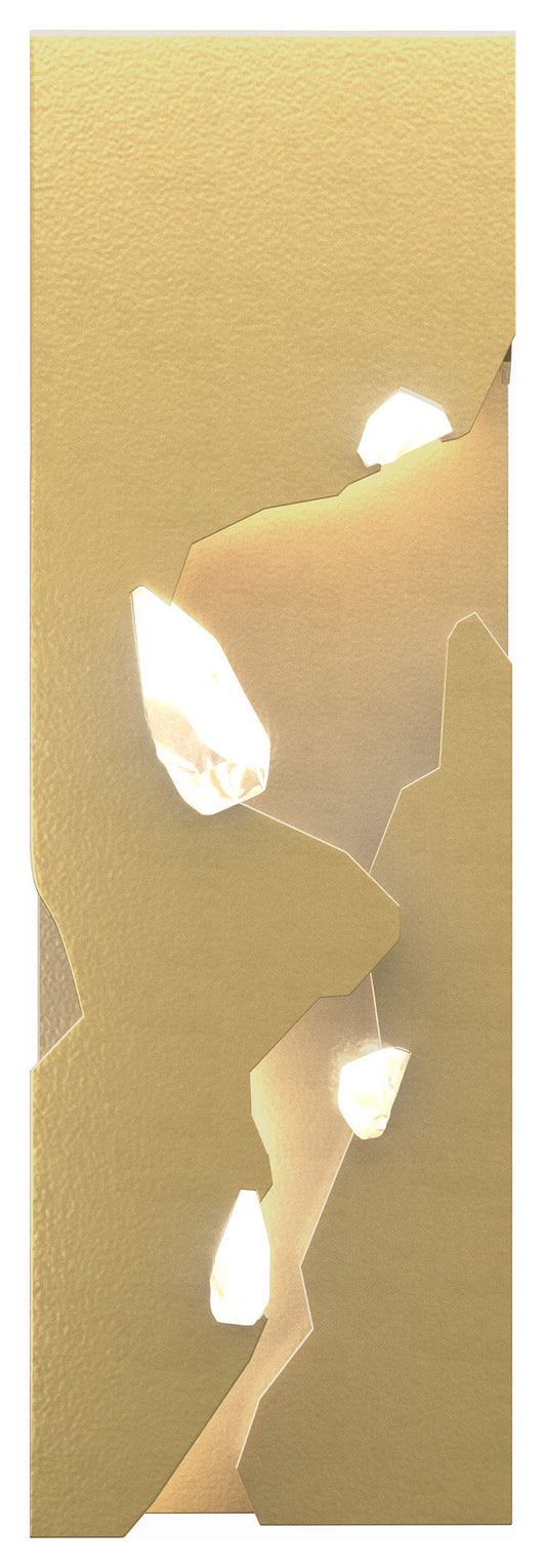 Trove LED Sconce, Modern Brass, Crystal AccentsBy Hubbardton Forge