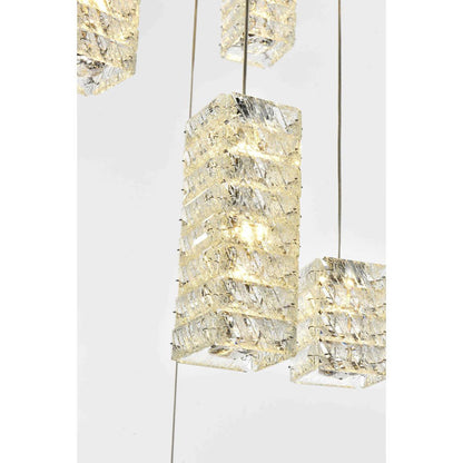 Aston 16 Light Pendant, ChromeBy Elegant Furniture & Lighting