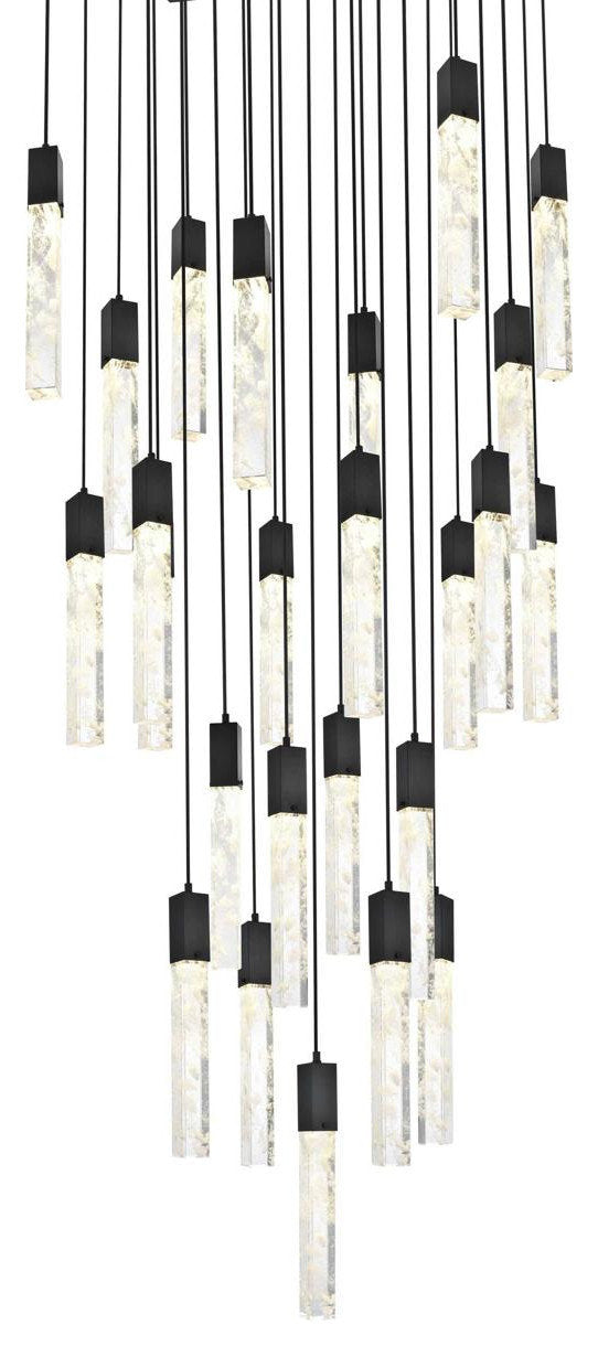Aurora 16 Light Chandelier, Satin GoldBy Elegant Furniture & Lighting