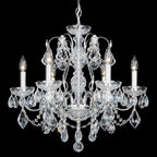Century Chandelier, 6-Light, Etruscan Gold, Clear Heritage Crystal, 21"W (1705-23 1HPVG1)