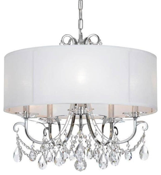 Crystorama 6625-CH-CL-S Othello - Five Light ChandelierBy Crystorama Lighting