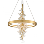 Jasmine Chandelier, 1-Light, LED, Gold, 38.5"H (268-71-GL CY8W)
