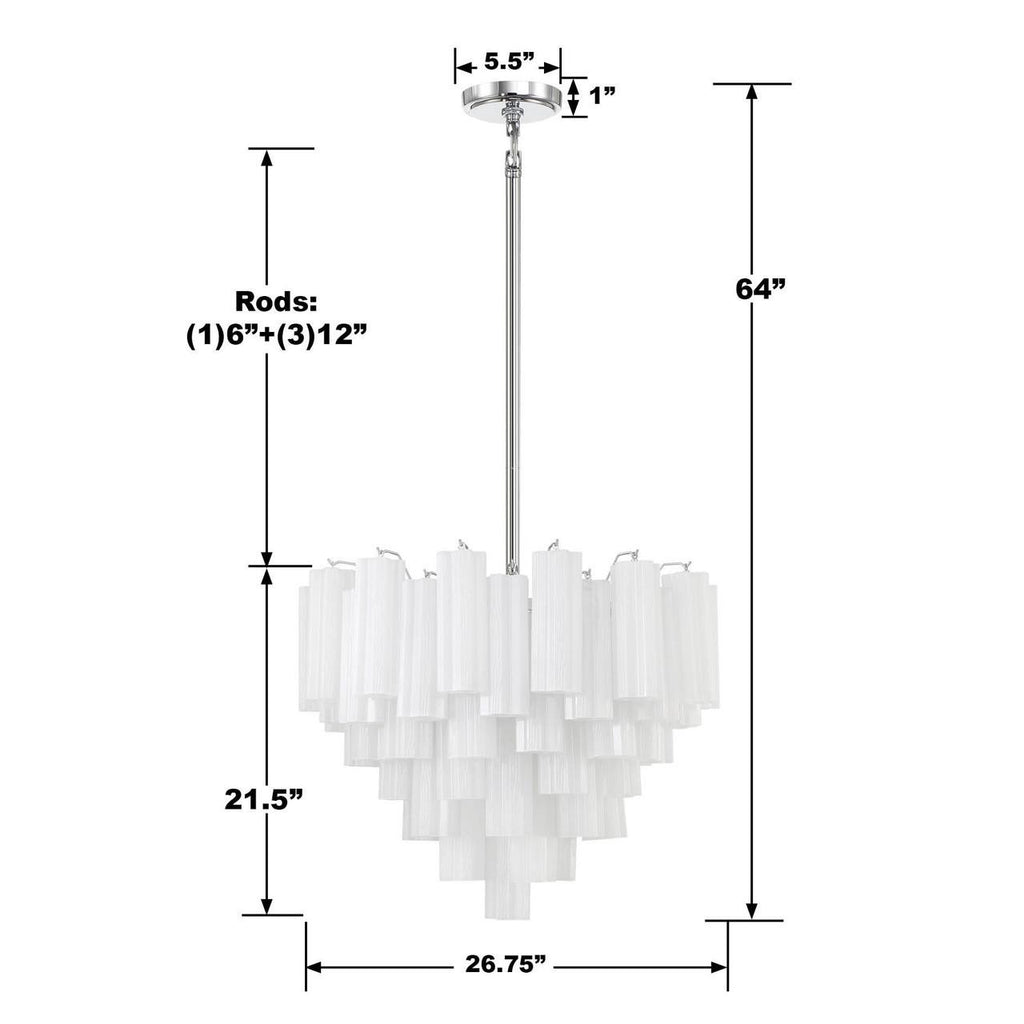 Addis 12 Light Chandelier