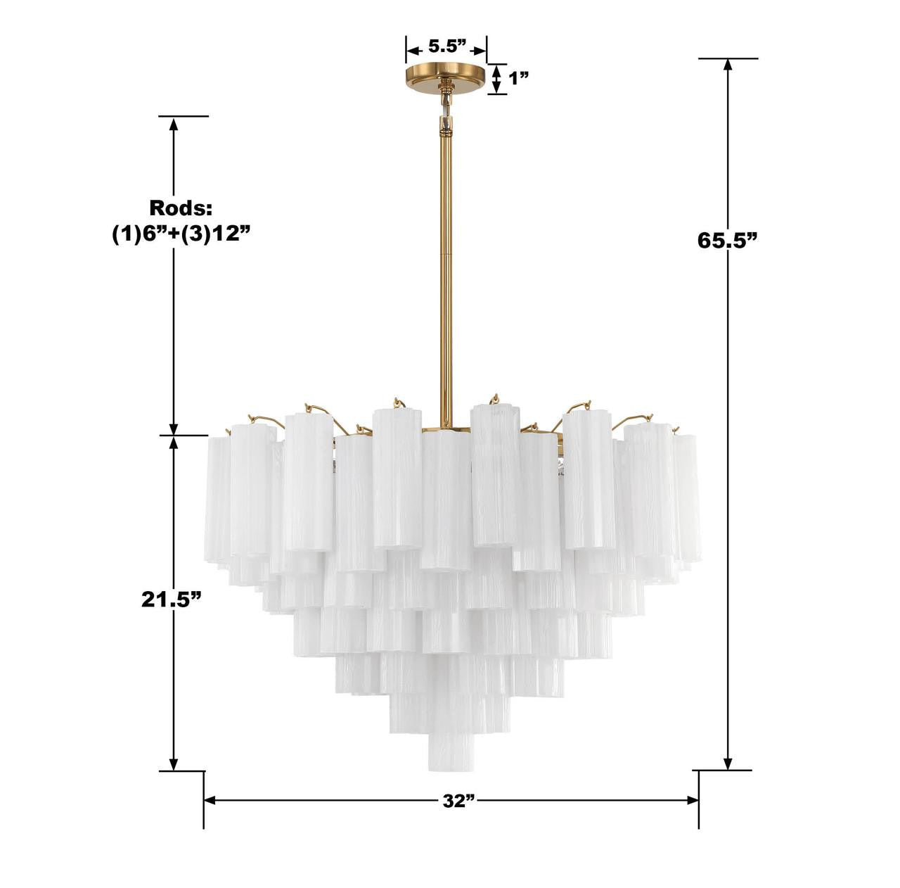 Addis 16 Light Chandelier