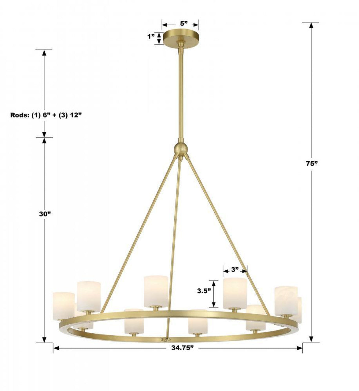 Aragon LED Chandelier
