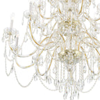 Traditional 25 Light Crystal Chandelier