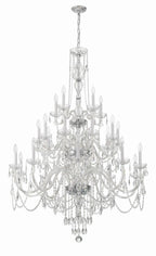 Traditional 25 Light Crystal Chandelier