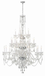 Traditional 25 Light Crystal Chandelier