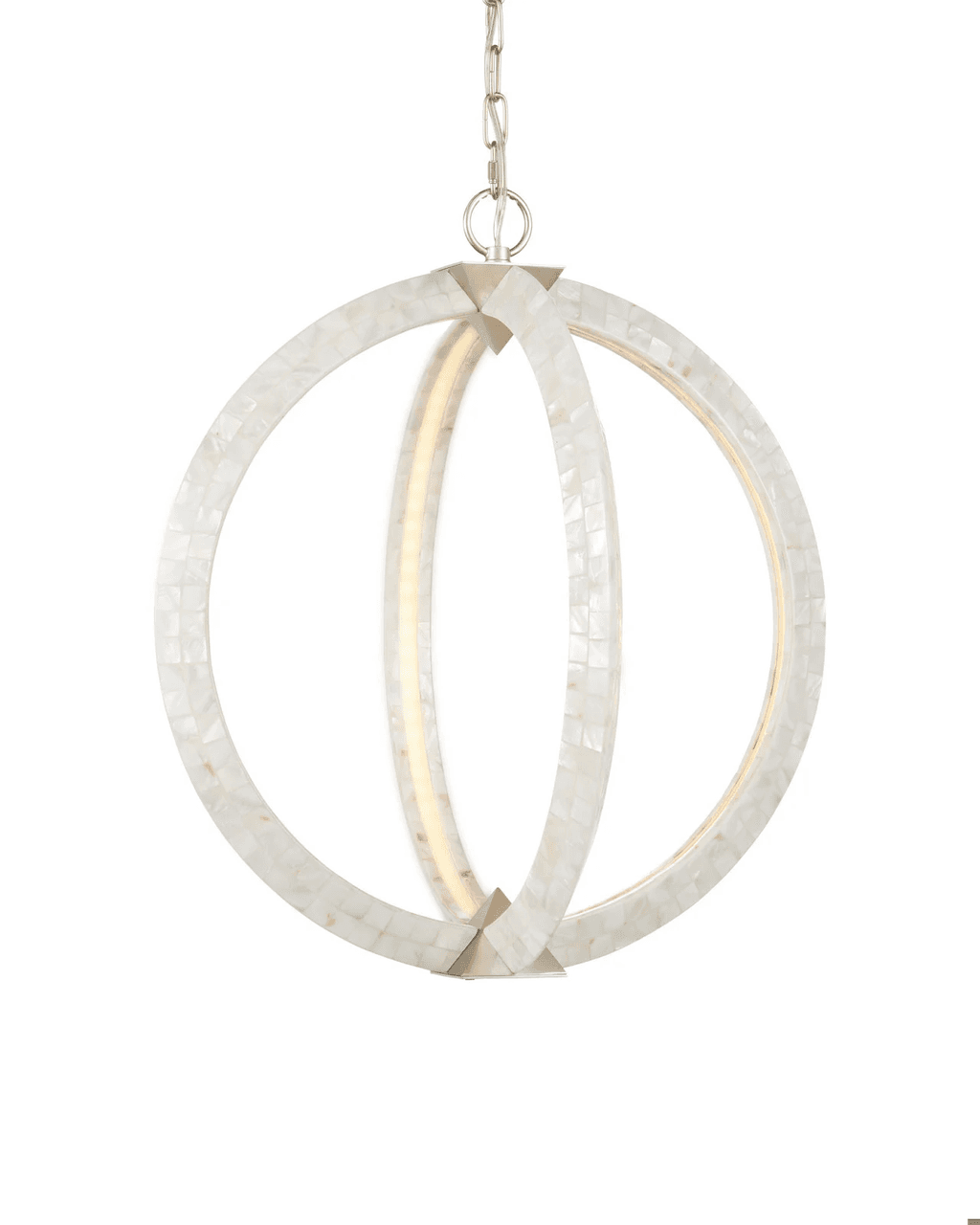 Arietta White Orb Chandelier