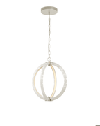 Arietta White Orb Chandelier
