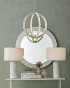Arietta White Orb Chandelier