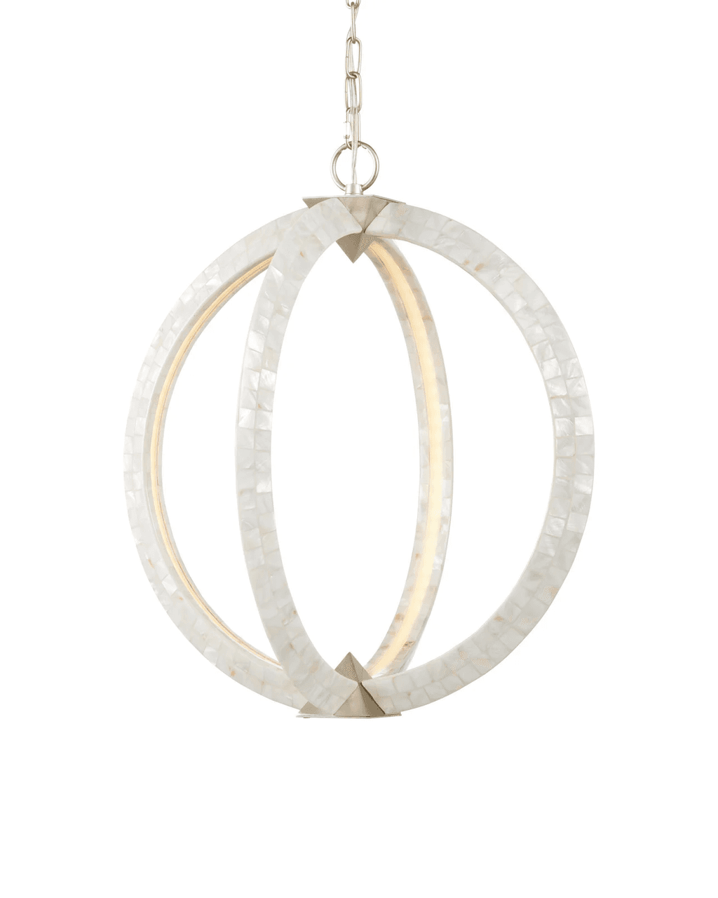 Arietta White Orb Chandelier