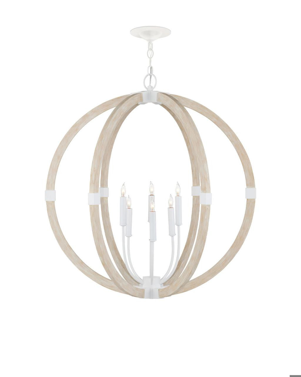 Bastian Sandstone Orb Chandelier