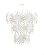 Bismarkia Large White Chandelier