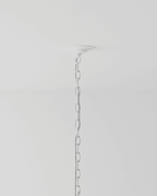 Bismarkia Large White Chandelier