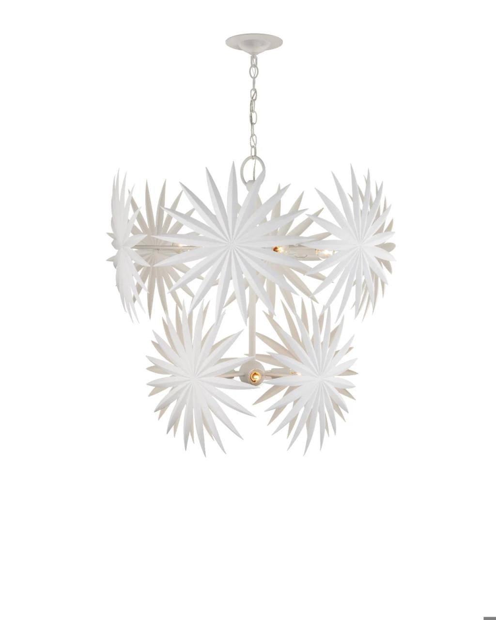 Bismarkia Medium White Chandelier