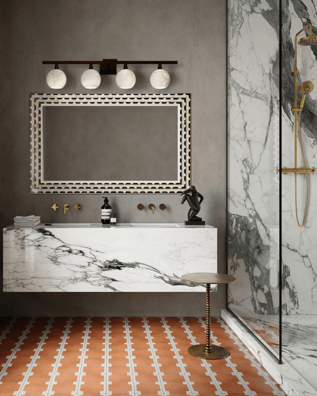 Bombelles Bronze Bath Vanity Light