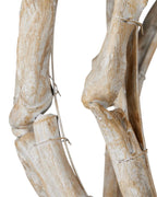 Driftwood Whitewash Orb Chandelier