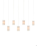 Glace Mirror 7-Light Linear Multi-Drop Pendant