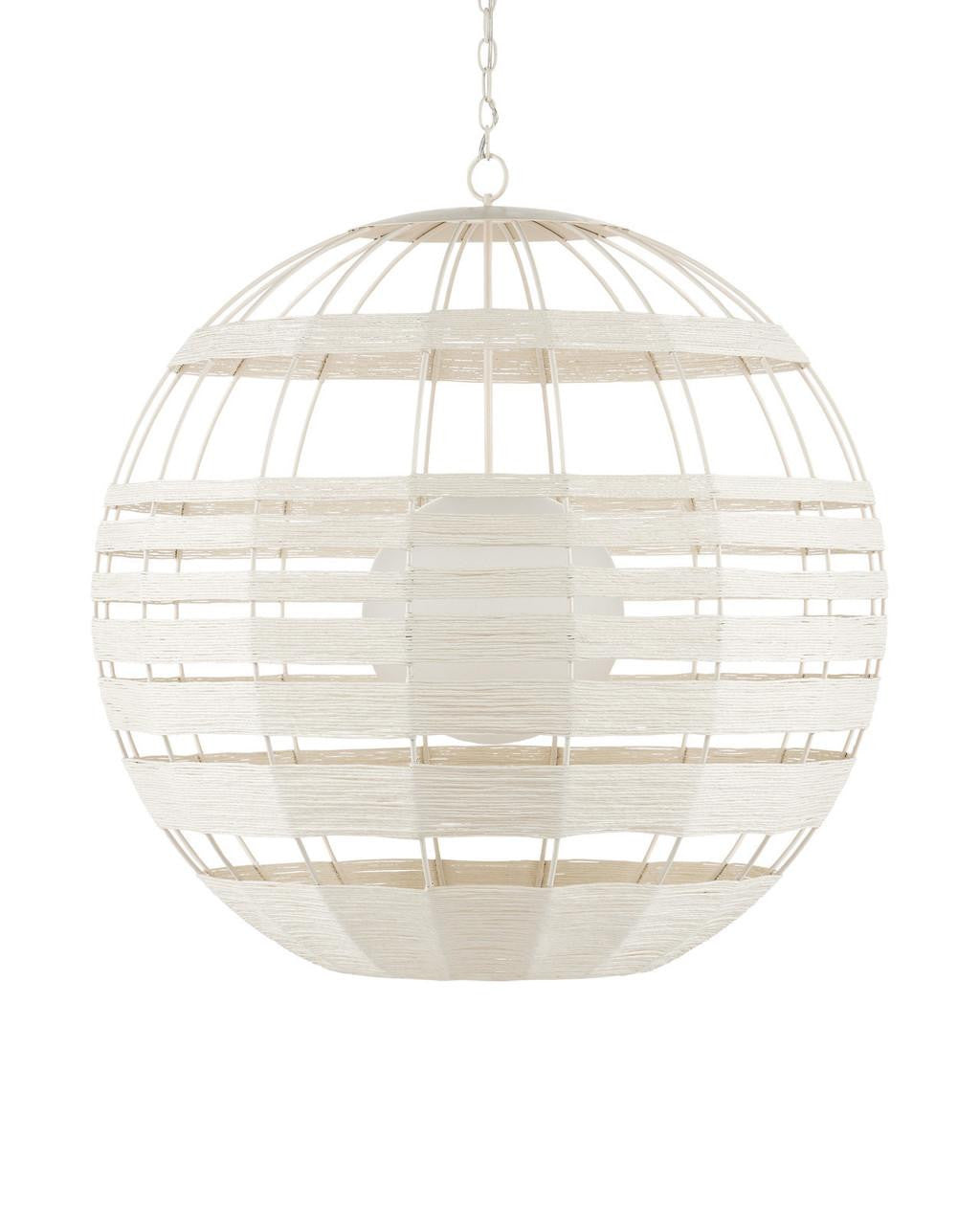 Lapsley White Orb Chandelier