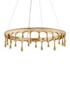 Liquid Gold Chandelier