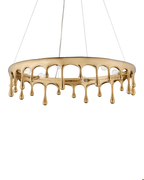 Liquid Gold Chandelier