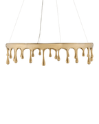 Liquid Gold Chandelier
