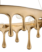 Liquid Gold Chandelier